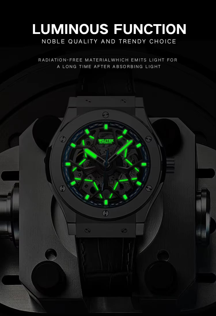 Wojtek Automatic Skeleton Watch — Where Style Meets Precision